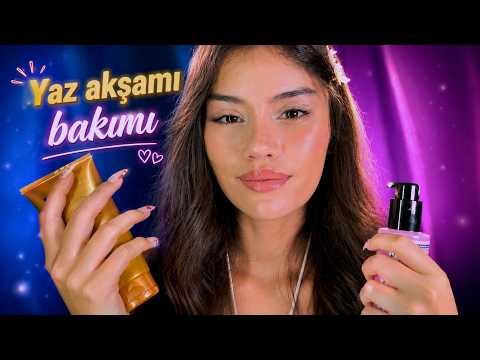 ASMR - Duş Sonrası Bakımlarını Yapıyoruz 😴