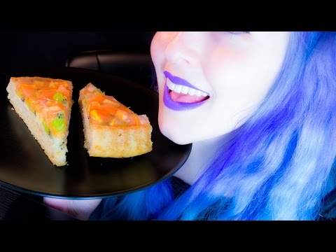 ASMR: Papaya Kiwi Cake ~ Relaxing Eating Sounds [No Talking | Vegan] 😻