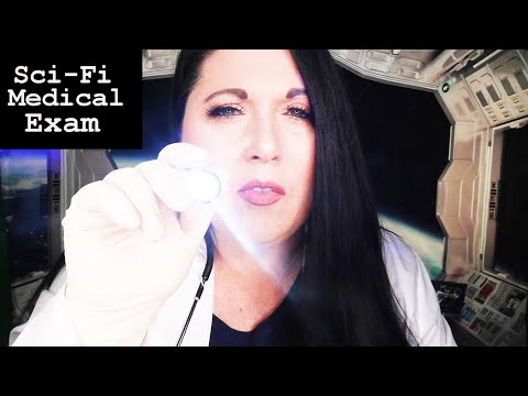 ASMR Sci Fi Medical Exam, Medical Check Up, Eye Exam, Hearing Test, Ear Exam, Soft Spoken Roleplay