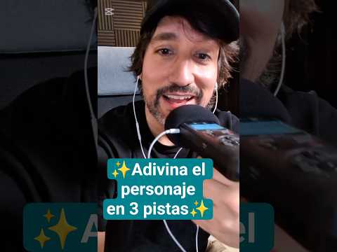 ADIVINA EL PERSONAJE EN 3 PISTAS 🤩 #asmrhombre #asmrparadormir