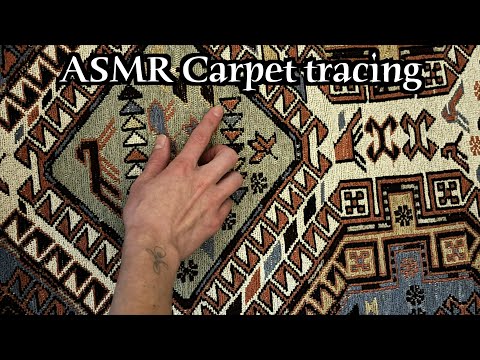 ASMR 🌙 Carpet tracing - Fabric sounds, scrathing, tracing (no talking)