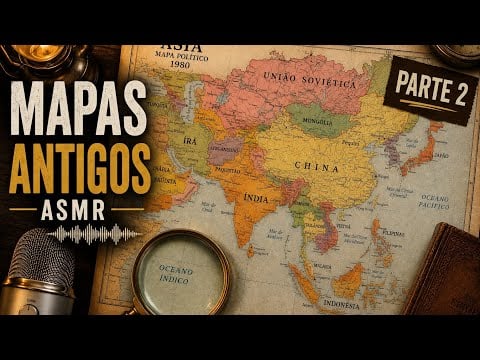 ASMR EXPLORANDO MAPAS ANTIGOS parte 2