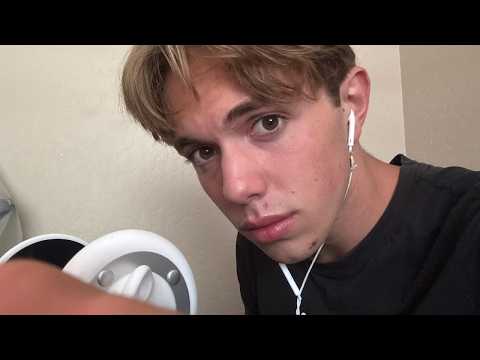 messing with ur ears asmr