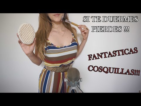 ⭐️ASMR Español⭐️❤️ SI TE DUERMES PIERDES ❤️ El reto de las fantasticas cosquillas