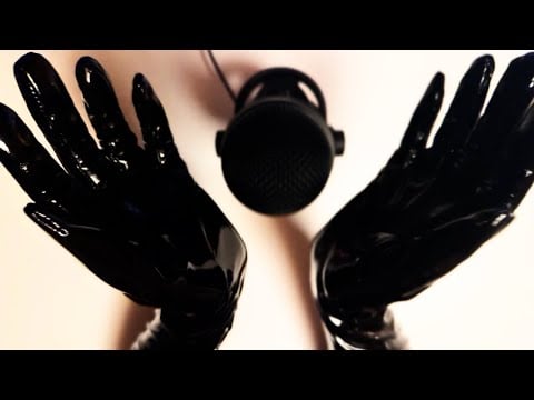 Latex-Like Leather Gloves ASMR | Calming Close-Up Sounds