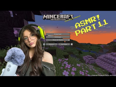 ASMR 1+hour Minecraft Gameplay for sleep, study and relaxing💎(Minecraft music, controller sounds)