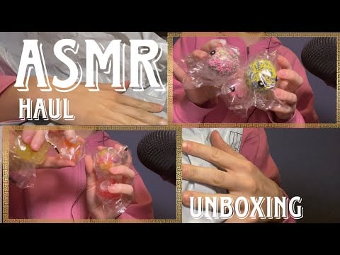 ASMR | XL Haul unboxing | crinkle sounds