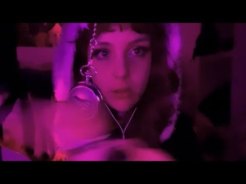 💤CHAOTIC ASMR: White Rabbit Magic Show🪄🐇 (Mouth Sounds, Semi-inaudible whispers, Hypnosis + more!)💤