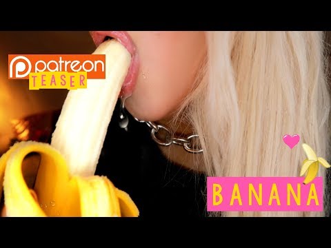 ASMR - HOW DEEP CAN I TAKE A BANANA ? *Patreon TEASER*