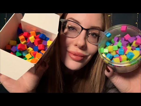 ASMR Sticky Cubes, or Stick Putty? 