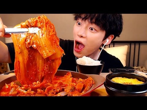 【Mukbang】통 돼지김치찜과 흰밥에 계란찜 먹방|한식|キムチ蒸し|steamed pork kimchi Real Eating Sounds Show [SIO ASMR 시오]