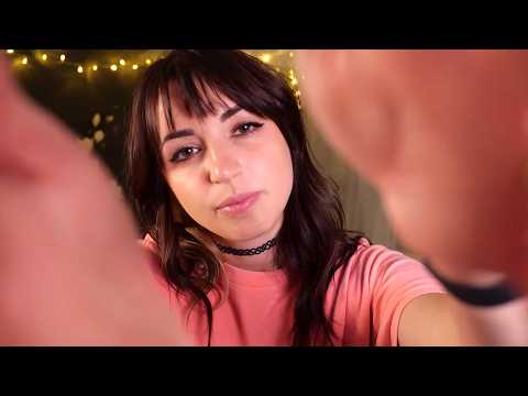 Closely examining your face - ASMR