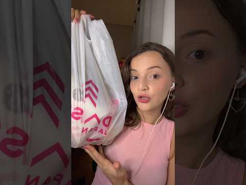 Comprinhas para gravar ASMR 🛍️ #asmr #comprinhas #tingles #relax