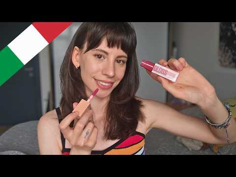 ASMR Overexplaining Simple Items in Italian💚🤍❤️