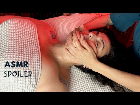 ASMR SPOILER!  MASSAGGIO al VISO Rilassantissimo!