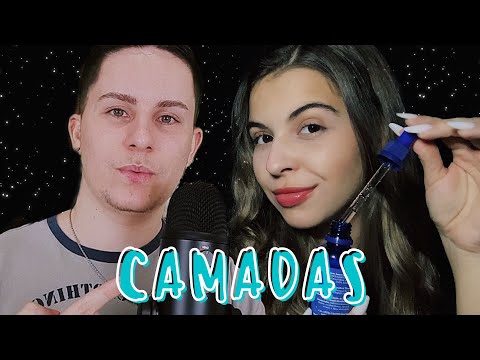 ASMR SONS DE BOCA E GATILHOS INTENSOS EM CAMADAS | Collab com @Sávio ASMR