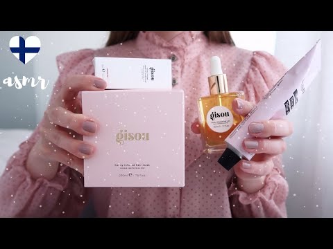 ASMR suomi 🇫🇮 Kauneustuotteiden esittely Gisou products