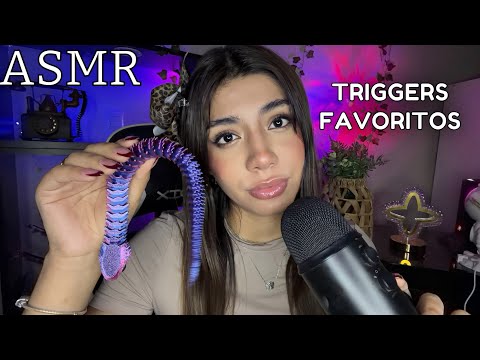 ASMR ESPAÑOL / TUS TRIGGERS FAVORITOS PARA DORMIR RICO (INAUDIBLE, EFECTO PECERA, CANTAR, MÁS)