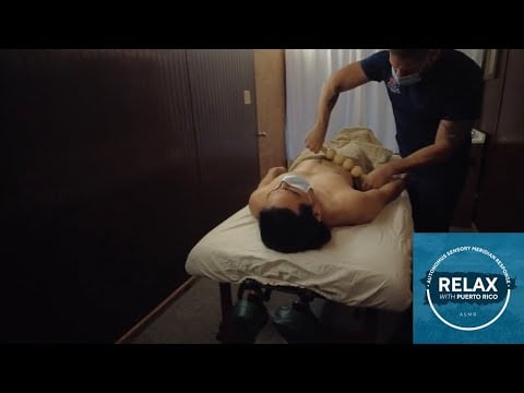 Abdominal Massage | Wooden Massage Tools Technique | Relaxing Session