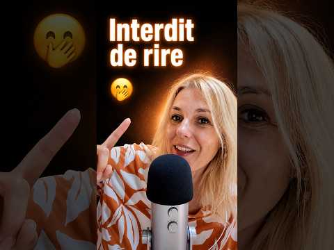 😂 ASMR | Interdit de rire… tu relèves le défi ?
