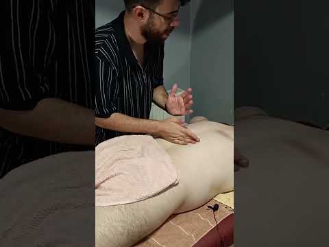 ASMR SPORTS MASSAGE THAT WILL RELAX AND HELP YOU SLEEP #back #massage #asmr #shortvideo #sleep