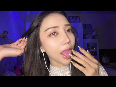 ASMR spit painting  (NO TALKING )การทาสีด้วยนํ้าลาย