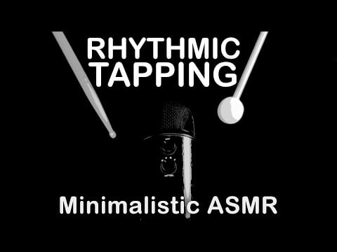 ASMR Rhythmic Tapping & Brushing (Minimalistic) No Talking