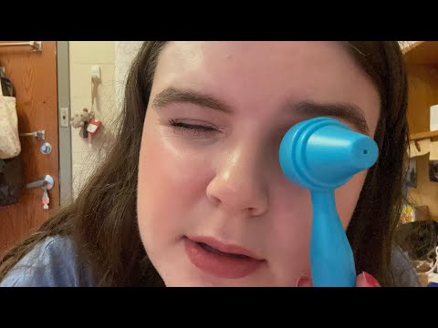 asmr nurse checkup || you had a fall! 😷🚑🩺⚕️