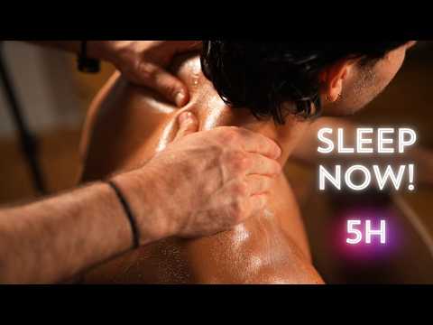 He Let Go Completely ASMR Neck & Back Massage No Talking