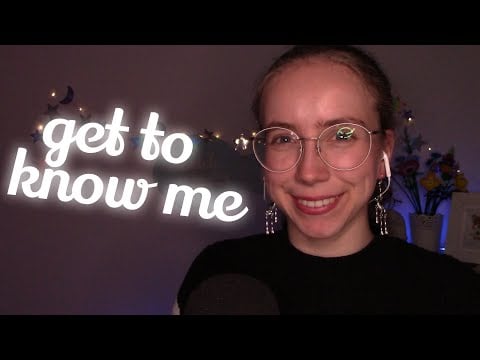 ASMR Updated Q&A 💫🌌 Get to know me - ear to ear whispers