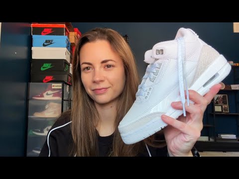 ASMR | Jordan 3 Retro “Pure Money” Review 💸🤍