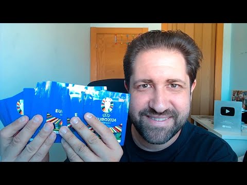 ASMR en Español | APERTURA DE CROMOS DE LA EUROCOPA 2024 #3