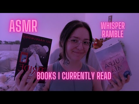 ASMR Romance Book Recommendations 📖| whisper ramble, book triggers, tapping