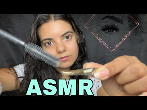 ASMR: fazendo suas SOBRANCELHAS na CLÍNICA CLANDESTINA