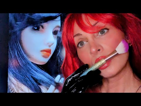 ASMR Glove Sounds | Living Doll Role Play, Latex & Patent Leather Gloves Living Doll Experience