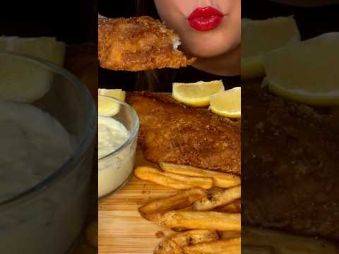 Fish And Chips #asmr #foodie #fishandchips #shortsvideo