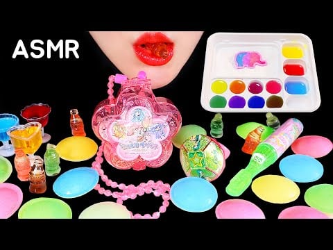 POPIN COOKIN ASMR UFO CANDY, JELLY, TOOTHBRUSH CANDY, RING CANDY, JEWEL CANDY ASMR