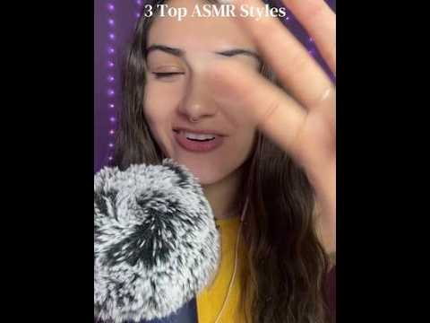 ok more like 5 ASMR styles - really loving these , what are your favorites rn?
