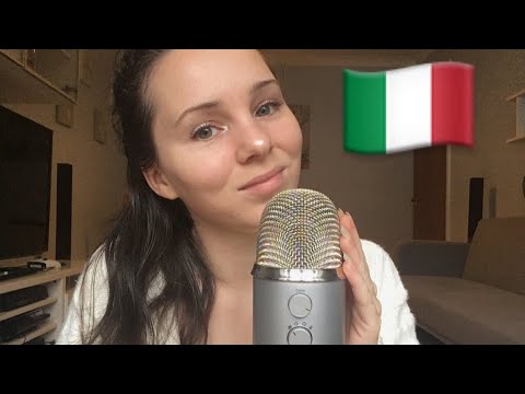 🇮🇹Italian ASMR! Ita Trigger Words Soft & Slow Up Close💕