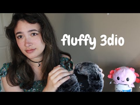 ASMR 💖 Fluffy 3Dio Mic Scratch/Massage/Comb