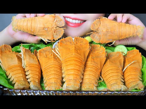 ASMR EATING SLIPPER LOBSTER , EATING SOUNDS | LINH-ASMR