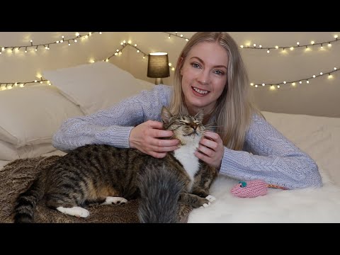 ASMR With My Cat (Return Of The Basil) - Purring, Massage, Scratching, Kiwi/NZ Accent