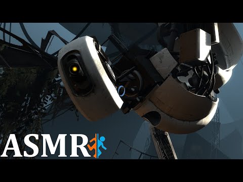 [ASMR] Playing Portal 2 & Reading Voicelines | (Portal lore, gameplay, whispers, ear-to-ear)