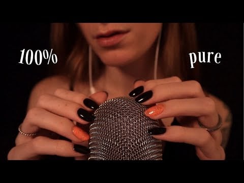 ASMR | I'm high, just vibing ✨🎃 100% Blue Yeti mic scratching (No talking)
