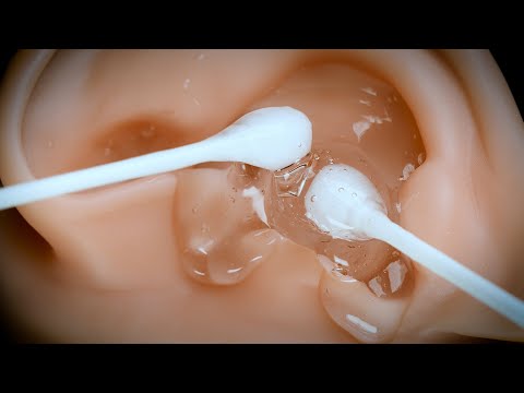 ASMR Ear high-end microphone was submerged. Cotton swab earpick (for sleep, Sub)