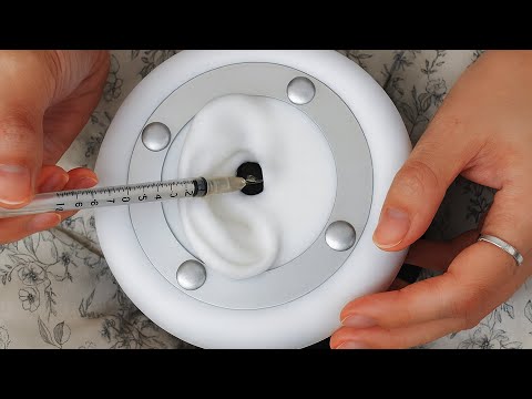 ASMR 깊은 체온계 소리와 따끔주사~ 귀청소 (체온계,소독,주사)