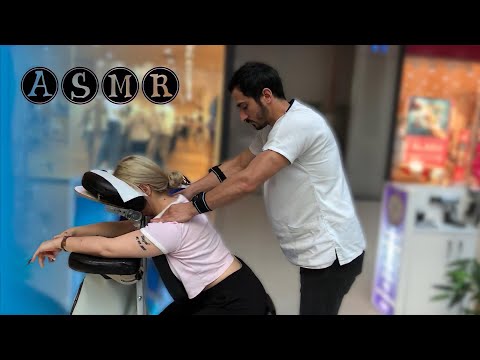ASMR FEMALE massage chair,sleep massage
