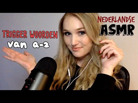 NEDERLANDSE ASMR - TRIGGER WOORDEN VAN A-Z - ASMR JUNKIE