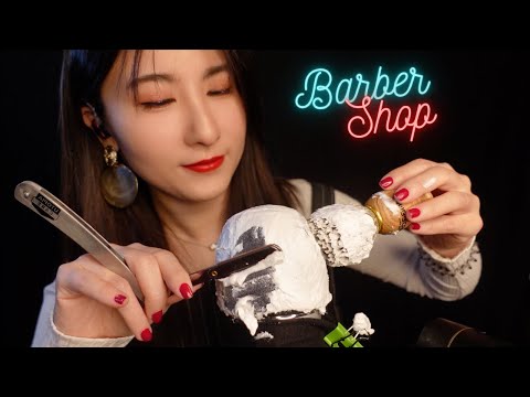 ASMR Barbershop💈🪒 Shave & Haircut (No Talking) - Inspired by FredsVoice ASMR