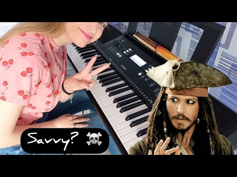 🎹 Pirates of the Caribbean - He's a Pirate (easy piano version)